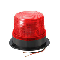 Baliza Cilíndrica Rojo - Acceso Vehicular a 220v