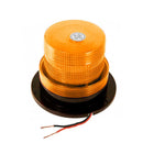 Baliza Cilíndrica Ámbar - Acceso Vehicular a 220v
