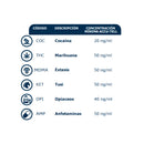 Test de 6 Tipos de Drogas Sintéticas en Saliva - 25 Pruebas
