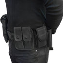 Incluye 9&nbsp;fundas removibles y ajustables para llevar herramientas esenciales como linternas, radios, esposas, cargadores y más.
