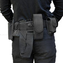 Incluye 9&nbsp;fundas removibles y ajustables para llevar herramientas esenciales como linternas, radios, esposas, cargadores y más.