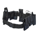 Incluye 9&nbsp;fundas removibles y ajustables para llevar herramientas esenciales como linternas, radios, esposas, cargadores y más.