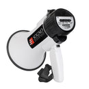 Megáfono Mini de 15w Recargable, Rango de alcance 100 metros con sonido de sirena y grabación.