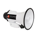 Megáfono Mini de 15w Recargable, Rango de alcance 100 metros con sonido de sirena y grabación.