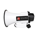 Megáfono Mini de 15w Recargable, Rango de alcance 100 metros con sonido de sirena y grabación.