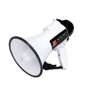 Megáfono Mini de 15w Recargable, Rango de alcance 100 metros con sonido de sirena y grabación.