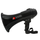 Megáfono de 35w, Recargable, Rango de alcance 600 metros, con sirena y micrófono. Incluye cargador a 220V.