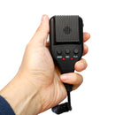 Megáfono de 50w, Recargable, Rango de alcance 800 mts, con sirena, micrófono, conexión USB y AUX. Incluye cargador 220V y 12V