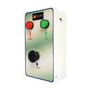 Semáforo de Control Aleatorio para Uso interior, Conexión a 220V, Incluye un pulsador (botonera) que da inicio al ciclo