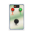 Semáforo de Control Aleatorio para Uso interior, Conexión a 220V, Incluye un pulsador (botonera) que da inicio al ciclo