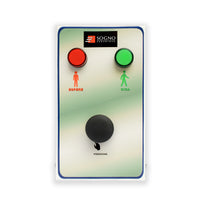 Semáforo de Control Aleatorio para Uso interior, Conexión a 220V, Incluye un pulsador (botonera) que da inicio al ciclo