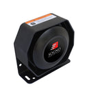 Sirena inalámbrica de 9 sonidos con micrófono, Potencia de 200w, Fuerza decibélica de 120dB, Conexión a 12V