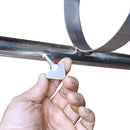 Espejo de inspección vehicular básico, Material de acero inoxidable con agarre de goma y cristal convexo de 35cm