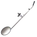 Espejo de inspección vehicular con linterna, Material de acero inoxidable con agarre de goma y cristal convexo de 35cm