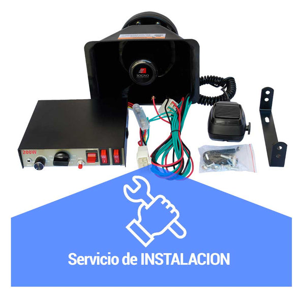 Servicio de Instalación de Sirenas