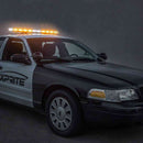 Baliza apernada LED de color ámbar-blanca, 22 modos de iluminación, longitud de 1,20 metros con Conexión a 12v