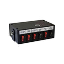 Baliza apernada LED de color ámbar, 20 modos de iluminación, longitud de 1,20 metros con Conexión a 12v