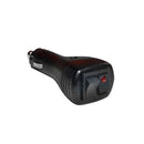 Baliza magnética color ámbar de 33 cm, 10 modos de iluminación, estroboscópica, giratoria, entre otros. Conexión a 12v