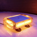Baliza magnética color ámbar de 33 cm, 10 modos de iluminación, estroboscópica, giratoria, entre otros. Conexión a 12v
