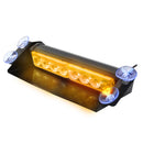 Baliza LED para Parabrisas de color ámbar, 3 de modos de iluminación, estroboscópica, fija y alternativa, Conexion a 12v