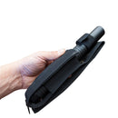 Bastón retráctil, Material de polímero cubierto con policarbonato resistente y empuñadura de goma con funda de transporte