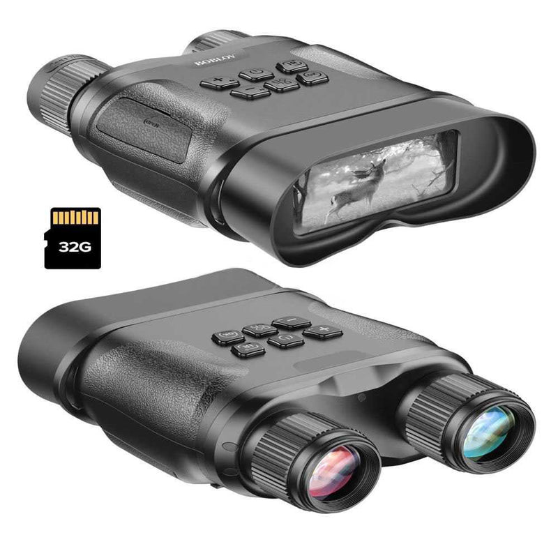 Binocular visión dual, diurna y nocturna, con 3 niveles de iluminacion IR, para observar vida silvestre, chile