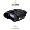 Binocular de visión nocturna, Magnificación de 7x, Rango de alcance de 150 metros, permite realizar grabaciones