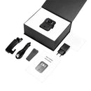 Bodycam personal con memoria de 32GB interna no extraíble, puede grabar notas de voz, grabar vídeos o tomar fotografías. 