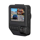 Camara de auto dual HD FHD 1080p, facil instalacion, dos camaras, afuera y adentro, vision nocturna automatica, pantalla