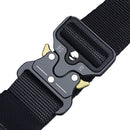 Cinturón Ajustable Táctico, Material de nylon y poliester con hebilla de metal, estilo casual o militar 