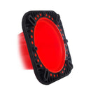 Cono vial naranja de 36 pulgadas con base negra y cintas reflectantes de alta visibilidad 