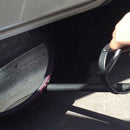 Espejo de inspección vehicular básico, Material de acero inoxidable con agarre de goma y cristal convexo de 35cm