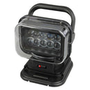 Foco LED Busca Camino, Conexión a 12v de 5000 lúmenes, Rango de alcance de 300 metros y base imantada 