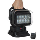 Foco LED Busca Camino, Conexión a 12v de 5000 lúmenes, Rango de alcance de 300 metros y base imantada 