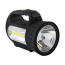 Foco LED Recargable, Rango de alcance de 100 metros con 2 modos de enfoque, frontal y lateral
