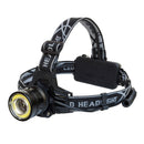 Linterna de Cintillo con 1 LED, Recargable, Rango de alcance de 100 metros con 3 modos de iluminación