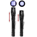 Linterna LED Recargable de 19 cm, Rango de alcance 150 metros e intensidad de 250 lúmenes