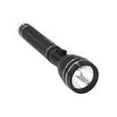 Linterna LED Recargable de 20 cm, Rango de alcance de 150 metros con cargador a 220v y 12v