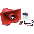 Megáfono de Perifoneo para Auto, Conexión a 12V, Rango de alcance de 400 metros con conexión USB y tarjeta SD. 