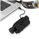 Monocular de visión nocturna, Magnificación de 5x, Rango de alcance de 140 metros, permite realizar grabaciones