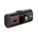 Cámara Dual para Registro Vehicular con Rotación Y resolución de vídeo de 720 píxeles, soporte de auto y memoria 32GB 